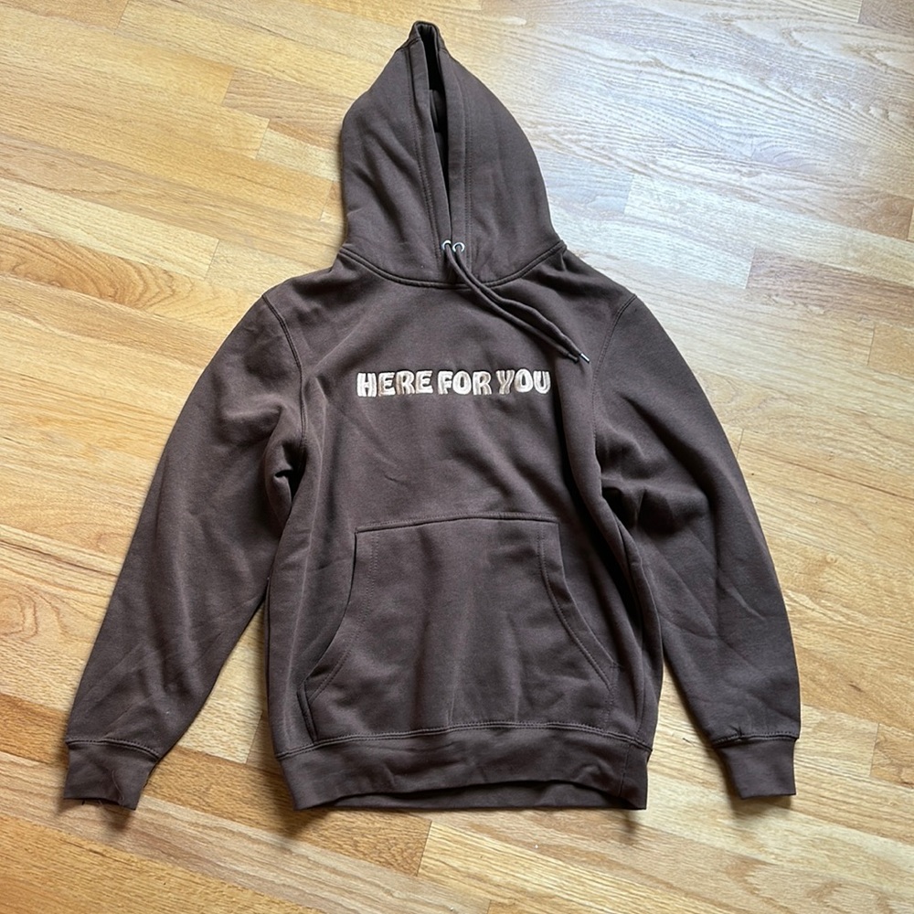 here for you hoodie - never worn